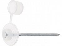 Гвоздь кровельный 2.8х70 мм с пласт. шляпкой, бесцветный (100 шт в пласт. конт.) STARFIX (для ондулина)