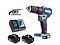 Аккум. ударная дрель-шуруповерт MAKITA LXT DHP 483 RTJ MAKPAC (18.0 В,  5.0 А/ч Li-Ion, 40 Нм, шурупы до 36 мм, сверление в металле до 13 мм)