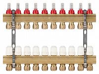 Коллекторная группа AVE777, 10 вых. AV Engineering (PRO серия Для теплого пола и водоснабжения)