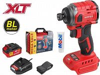 Аккум. ударный гайковерт/винтоверт WORTEX CWR 0218 в чем. XLT 1x4 А*ч, БЕСЩЕТ., 18 В, 220 Н*м (внутр. шестигр. 1/4", вес 0,92 кг)