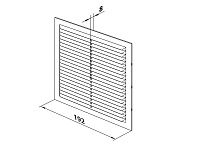 Решетка вентиляционная Seria2 1919 ZERNBERG