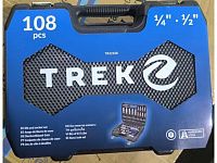 Набор головок и бит 108пр. TREK (1/4", 1/2", 6 граней) Набор головок и бит 108пр. TREK (1/4", 1/2", 6 граней)