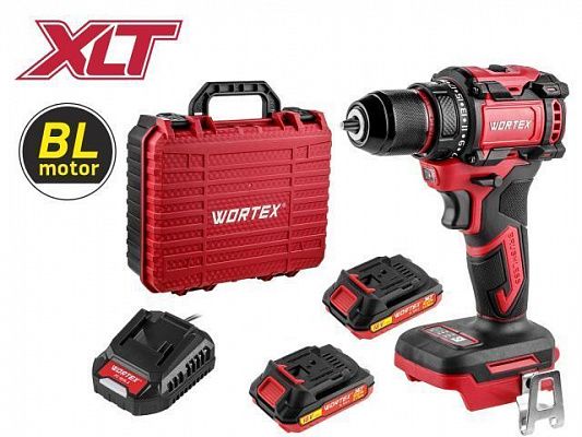 Аккум. дрель-шуруповерт WORTEX BD 2025 DLi в чем. ALL1 XLT БЕСЩЕТ, 18 В, 50 Н*м, 2х1,5 А*ч, БЗП 10 м (шурупы до 9 мм, защита от перегрузки и перегрева, импульсная функция)