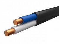 Кабель ВВГ-Пнг(A) 2х1,5 (бухта 200м) Ч БелРосКабель (черный, ГОСТ 16442-80)