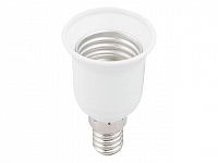 Патрон-переходник E14-E27, белый Юпитер (ЮПИТЕР)