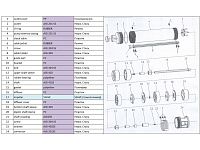 Насос скважинный центробежный AGELESS-3-3600/87-4/28-A A&P (1500 Вт, 5,4 м3/ч, 115м, 3" / 7,62 см)