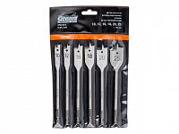 Набор сверл перьевых по дереву 6 шт. GEPARD (GP0415-6) (Impact, перовое)