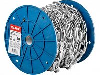 Цепь сварная короткозвенная, оцинк. М8 DIN 766 (бухта 10 м) STARFIX