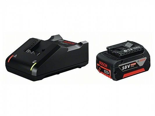 Комплект аккумулятор 18.0 В GBA18 V 1 шт. + зарядное устройство GAL 18V-40 (Набор GBA 18 V 4,0Ah 1 шт. + GAL 18-40) (BOSCH)