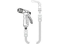 Пистолет-распылитель металл. рег. STARTUL METSA (ST6013-04)