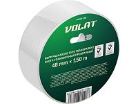 Скотч упаковочный прозрачный 48ммх150м ВОЛАТ (толщина 45мкм)