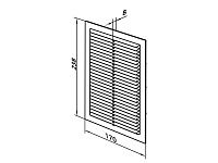 Решетка вентиляционная Seria2 2417 ZERNBERG