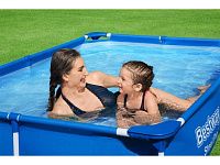 Каркасный бассейн Steel Pro, 221 х 150 х 43 см, BESTWAY