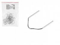 Скоба угловая 0,8 мм WORTEX для WG 7001, WG 7002 100шт. в уп. (Подходит к паяльникам для пластика WORTEX, ремонт всех видов пластика, материал - нержавейка)