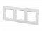 Рамка 3-местная белая, Стандарт, Юпитер (KD-3-Б) (ЮПИТЕР)