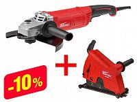 Двуручная углошлифмашина WORTEX AG 2326 в кор.+АКЦИЯ комлпект DS23000018 (скидка на комплект 10%           +DS23000018 Кожух вытяжной для УШМ DS 230 WORTEX)