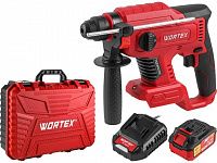 Аккум. перфоратор WORTEX CRH 1820-2 в чем. ALL1 XLT SET БЕСЩЕТ., 18 В, 2.2 Дж, 20 мм, 1х4 А*ч (вес 1,7 кг, 4 режима)