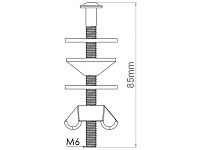 Крепеж бачка к унитазу, AV Engineering