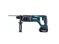 Аккум. перфоратор MAKITA LXT DHR241RTJ в сумке (18.0 В, 2 акк., 5.0 А/ч Li-Ion, 1.9 Дж, вес 3.2 кг,)