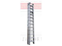 Лестница алюм. 3-х секц. 322/790/322см 3х12 ступ., 27,6кг  NV5250 Новая Высота (макс. нагрузка 150кг)