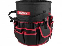 Сумка для инструмента WORTEX WB 3037 оксфорд, 370x300х300 мм, вес до 25 кг (58 отсеков хранения)