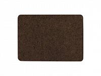 Коврик влаговпитывающий, ребристый  "Slim", без борта, подложка tpr, 50*80 см "VORTEX", коричневый (ВОРТЕКС)