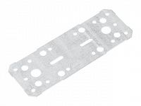 Пластина крепежная 180х65 белый цинк Цвiк (Фактический размер изделия 171*60мм, толщина 1,7мм) (ЦВIК)