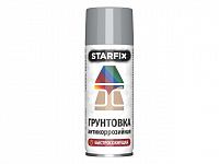 Грунтовка антикоррозийная серый STARFIX 520мл (7040) (Серое окно)