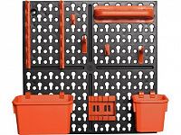 Панель инструментальная Blocker Expert с наполнением малая, 326х100х326 мм, черный/оранжевый,BLOCKER