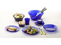 Тарелка обеденная стеклянная, 235 мм, серия Lys Saphir, DURALEX (Франция)