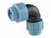 Колено ПЭ 63, AV Engineering (Полипропилен, макс.  16 бар, макс.  40 °С)