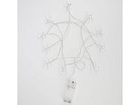 Гирлянда светодиодная <Звездочки> 1.5 м, 10 LED, прозрачный ПВХ, теплый белый NEON-NIGHT (Применяется для эксплуатации в помещении. Класс защиты 2, IP