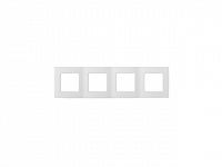 Рамка 4-местная белая, Мастер, BYLECTRICA (295x80x9 мм)