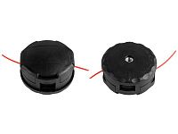 Головка триммерная DGM TH-232 п/авт., пакет+подвес (леска до 2.4 мм, лев. резьба М10х1.25 "мама", заправка лески без разбора)