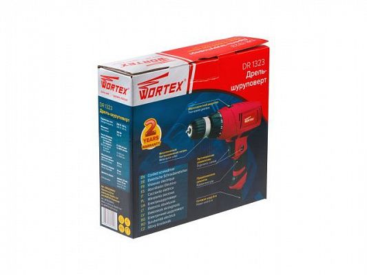 Дрель-шуруповерт WORTEX DR 1323 в кор. (350 Вт, патрон БЗП, 30 Нм, шурупы до 6 мм)