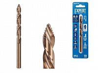 Сверло по металлу ц/х 8.0х75х117 мм HSS-Co EXPERT STARTUL (кобальт 5%)