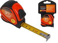 Рулетка 3м/16мм STARTUL STANDART (ST3112-0316M) (1 мех. фиксации, ABS+TPR, магнитный зацеп)