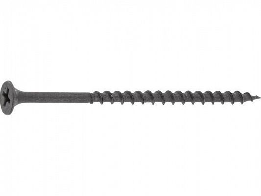 Саморез 4.8х102 мм для монтажа ГКЛ к дереву, фосфат (50 шт в пласт. конт.) STARFIX