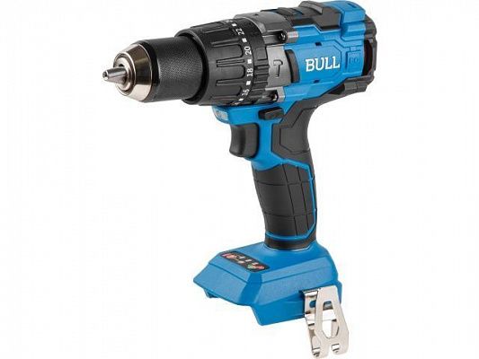 Аккум. дрель-шуруповерт BULL SR 1805 в кор. XLTpro SOLO БЕСЩЕТ., 18 В, 120 Н*м, БЗП(мет.) 13 мм (Доп. функции: Ударное сверление, "AntiKickback", режим "TURBO")