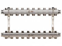 Коллекторная группа AVE162, 10 вых. AV Engineering (PRO серия Для отопления (радиаторы))