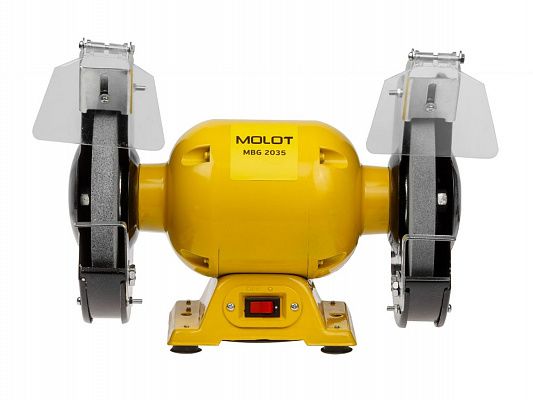 Станок точильный MOLOT MBG 2035 в кор. (350 Вт, 200х20х12 мм.)