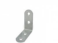 Уголок мебельный 17х40х40 мм белый цинк (100 шт в карт. уп.) STARFIX