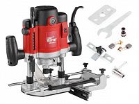 Фрезер вертикальный WORTEX MM 5519 E в кор. + аксессуары 2000 Вт, цанга 8/12 мм, 8000-23000 об/мин (Ход фрезы 58 мм, 6.3 кг)