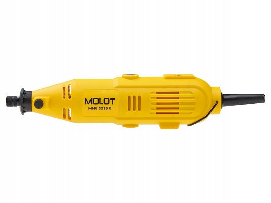 Гравер электрический MOLOT MMG 3215 E в чем. + аксессуары 150 Вт, 8000 - 32500 об/мин, цанга 3.2 мм