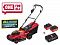 Газонокосилка аккумуляторная WORTEX CLM 3836 ALL1 XLT SET БЕСЩЁТ.ДВИГ., 18В+18В, 2акб, 4Ач, шир.3 (выс. 25-75 мм, травосборник 35 л)