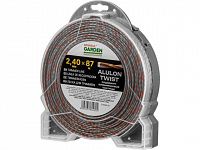 Леска ф 2.4 мм х 87 м витой квадрат сеч. ALULON TWIST STARTUL GARDEN (содержит алюминиевые частицы)