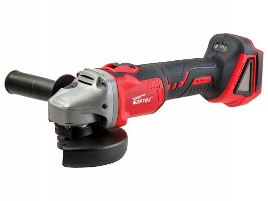 Аккум. углошлифмашина WORTEX CAG 1812 E в кор. ALL1 XLT SOLO БЕСЩЕТ., 18 В, 125 мм, 8000 об/мин (бесщ. мотор, рег. об., 125х22,2 мм, пылезащ. фильтры)