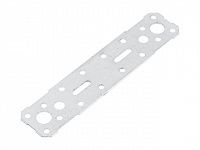 Пластина крепежная 180х40 белый цинк Цвiк (Фактический размер изделия 171*37мм, толщина 1,7мм) (ЦВIК)