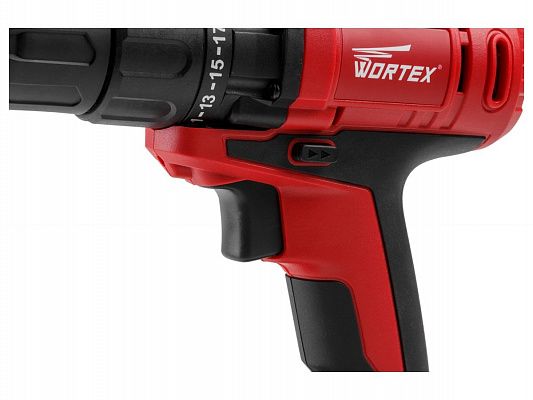 Аккум. дрель-шуруповерт WORTEX BD 1830 Li в кор. (18.0 В, БЕЗ АККУМУЛЯТОРА И ЗУ, 2 скор., 40 Нм, шурупы до 10 мм)