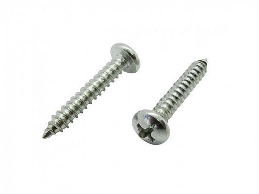 Шуруп 5.5х32 мм полусф. головка, белый цинк, острый, DIN 7981 (4000 шт в коробе) (STARFIX)